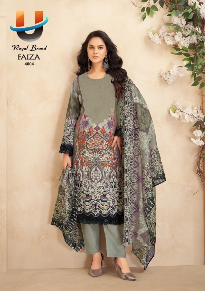 Royal Faiza Vol-4  Karachi Dress material