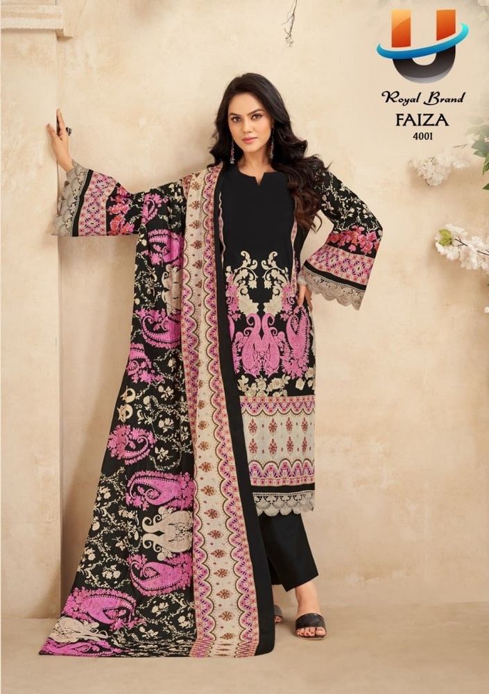 Royal Faiza Vol-4  Karachi Dress material