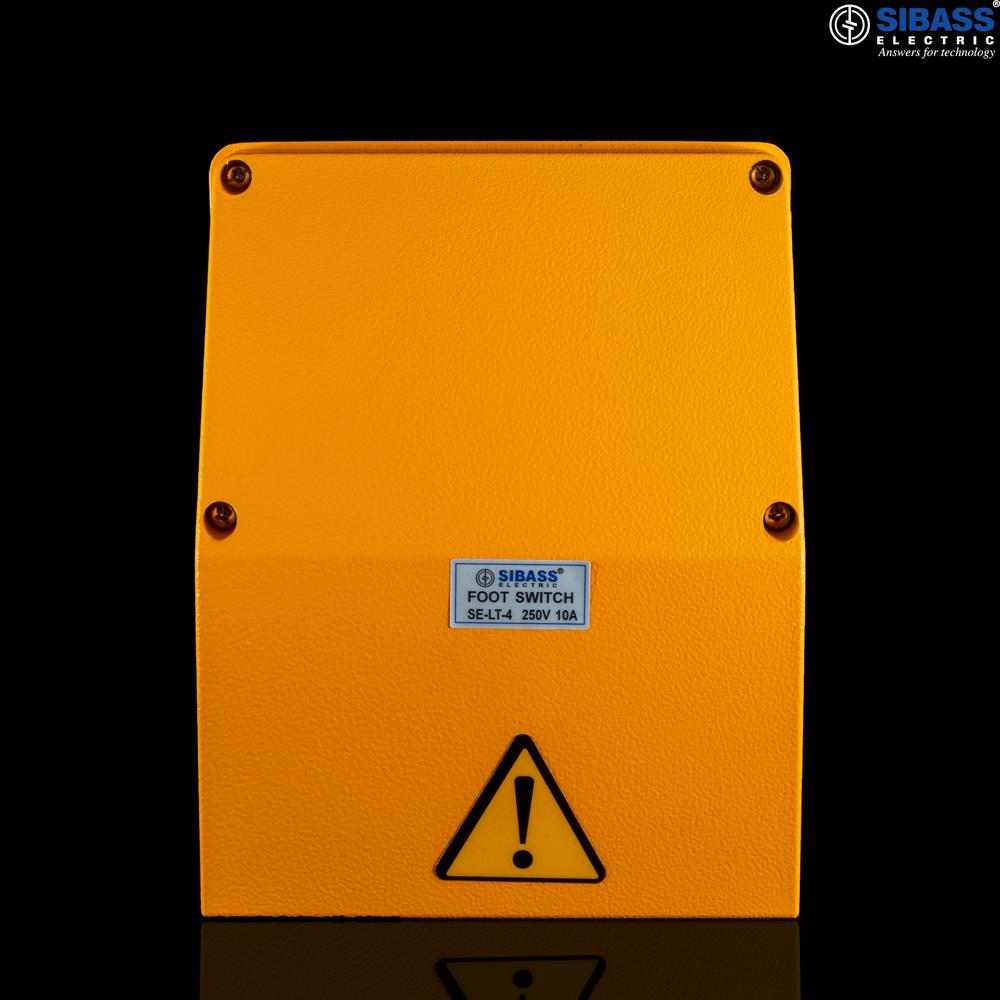 Foot Switch Double With Cover Ydti-15 Se-lt4 - Color: Yellow & Black