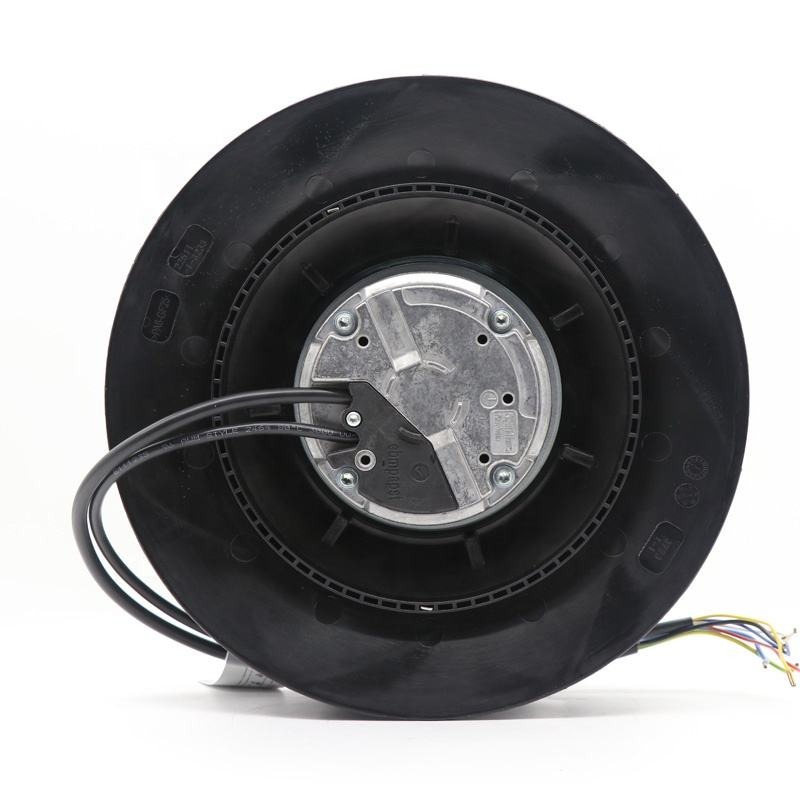 Ebmpapst R3g225-rd05-03 230v 82w 2200rpm Ec Hvac Fan Fresh Air System Electric Drive Centrifugal Cooling Fan R3g225- - Color: Black