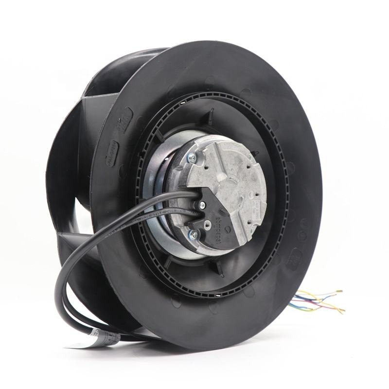 Ebmpapst R3g225-rd05-03 230v 82w 2200rpm Ec Hvac Fan Fresh Air System Electric Drive Centrifugal Cooling Fan R3g225- - Color: Black