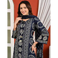 Blue Anarkali Kurta Set