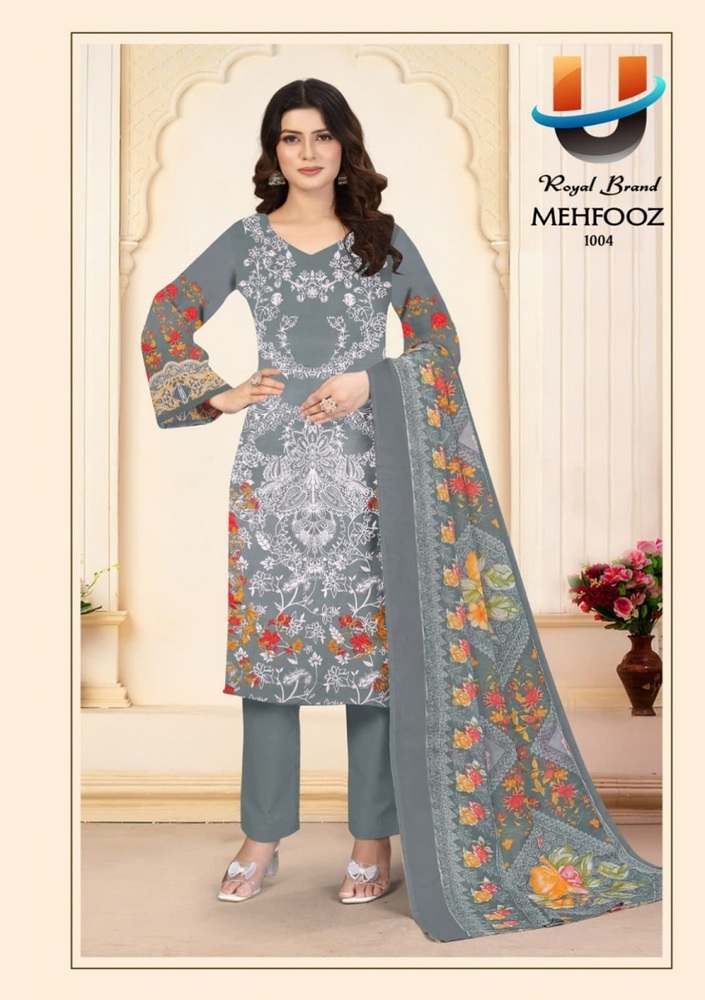 Royal Mehfooz Vol-1  Karachi Dress material