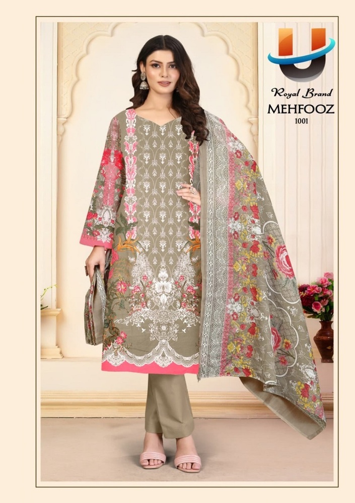 Royal Mehfooz Vol-1  Karachi Dress material