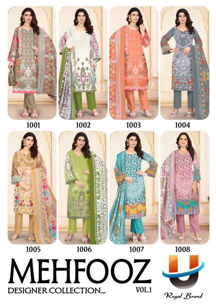 Royal Mehfooz Vol-1  Karachi Dress material