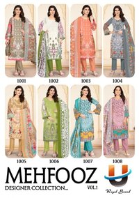 Royal Mehfooz Vol-1  Karachi Dress material