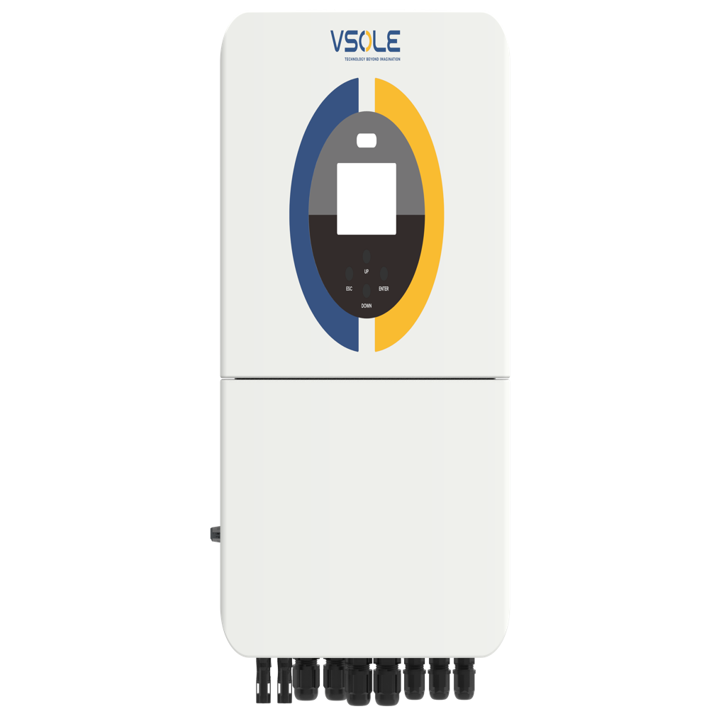 Solar Hybrid Inverter Single Phase 6Kw - Color: White
