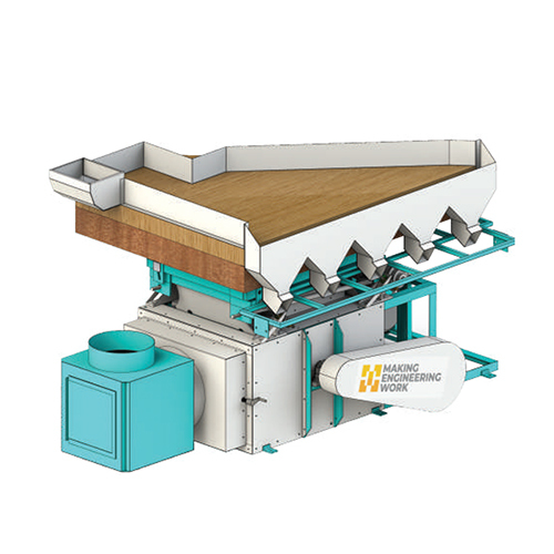 Single fan gravity Separator