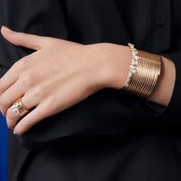 Pear Cut Lab Diamonds Blast Diamond Cuff Bangle
