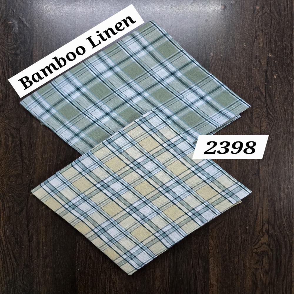 ClassicCheck Linen Slub Fabric