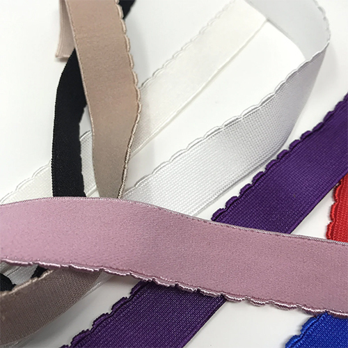 Plush Back Elastic - Polyester/nylon Blend, 10-100 Mm | Soft Touch, Skin-friendly, Eco-friendly, Durable, Stretchable, Plain Design