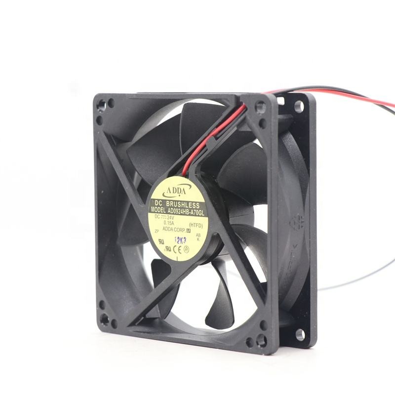 ADDA AD0924HB-A70GL AD0924HB-A71GL 92X92X25mm 9225 9cm 24V DC 52.5CFM 2900RPM Inverter Axial Cooling Fan