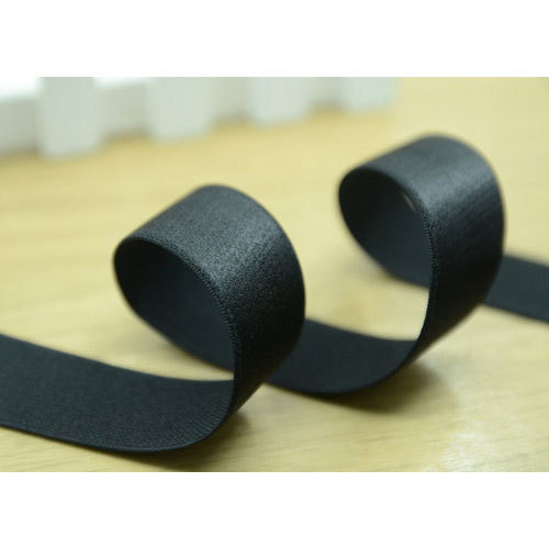 Satin Elastic - Color: Black