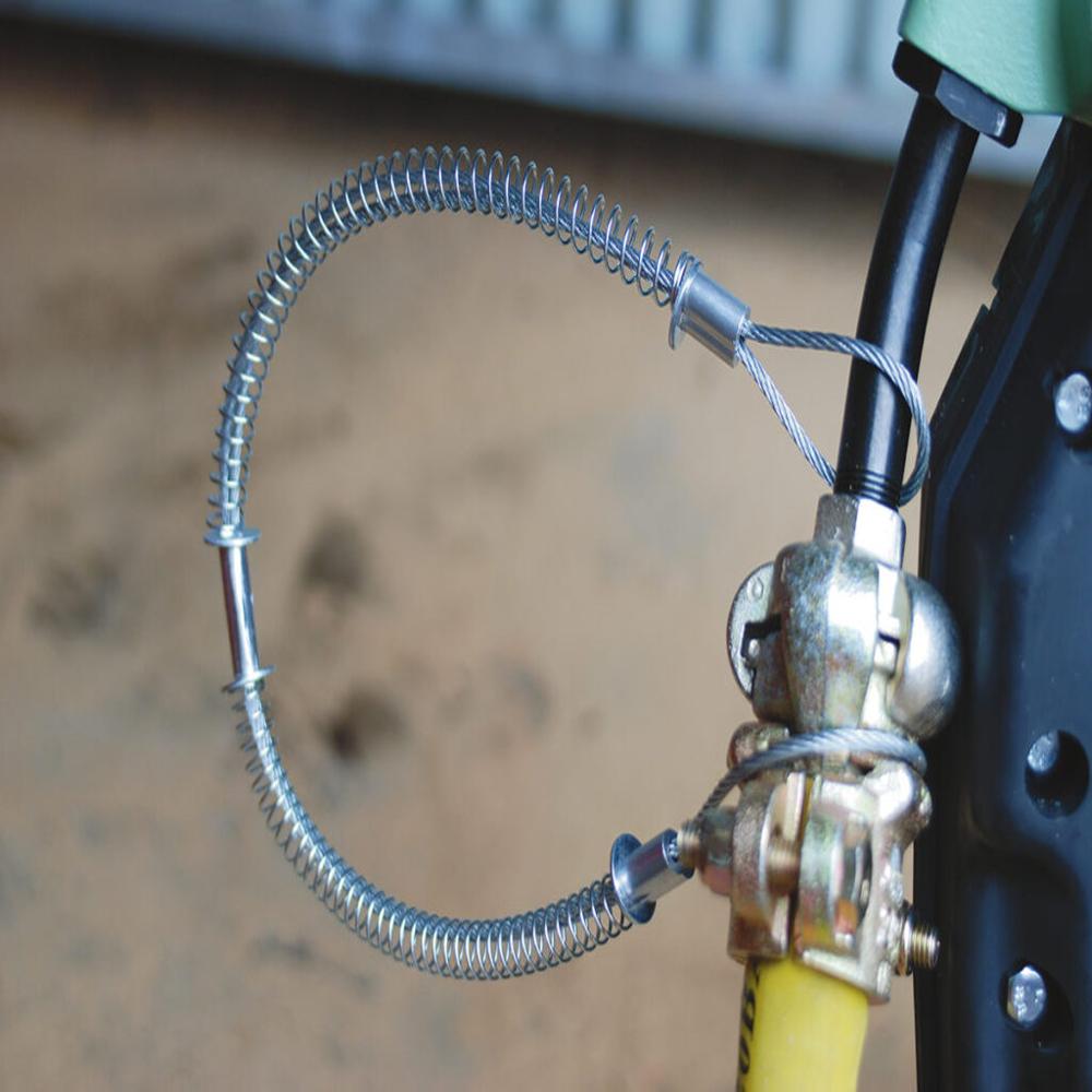 Hose-to-hose Whip Checks / Hose-to-tool / Hose-to-equipment / Hose-to-pipe / Rigid Connections - Color: Silver