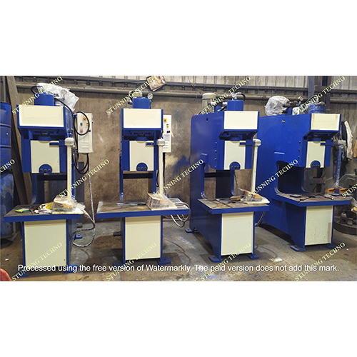 Hydraulic Press - Industrial Use | Blue Paint Coated, 220-440 Volt, Weight Varies By Size, New Condition