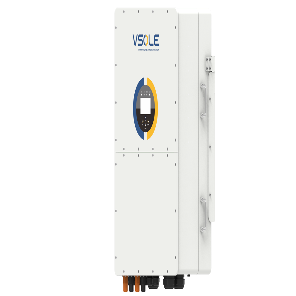 Solar Hybrid Inverter Three Phase 50kw - Color: White