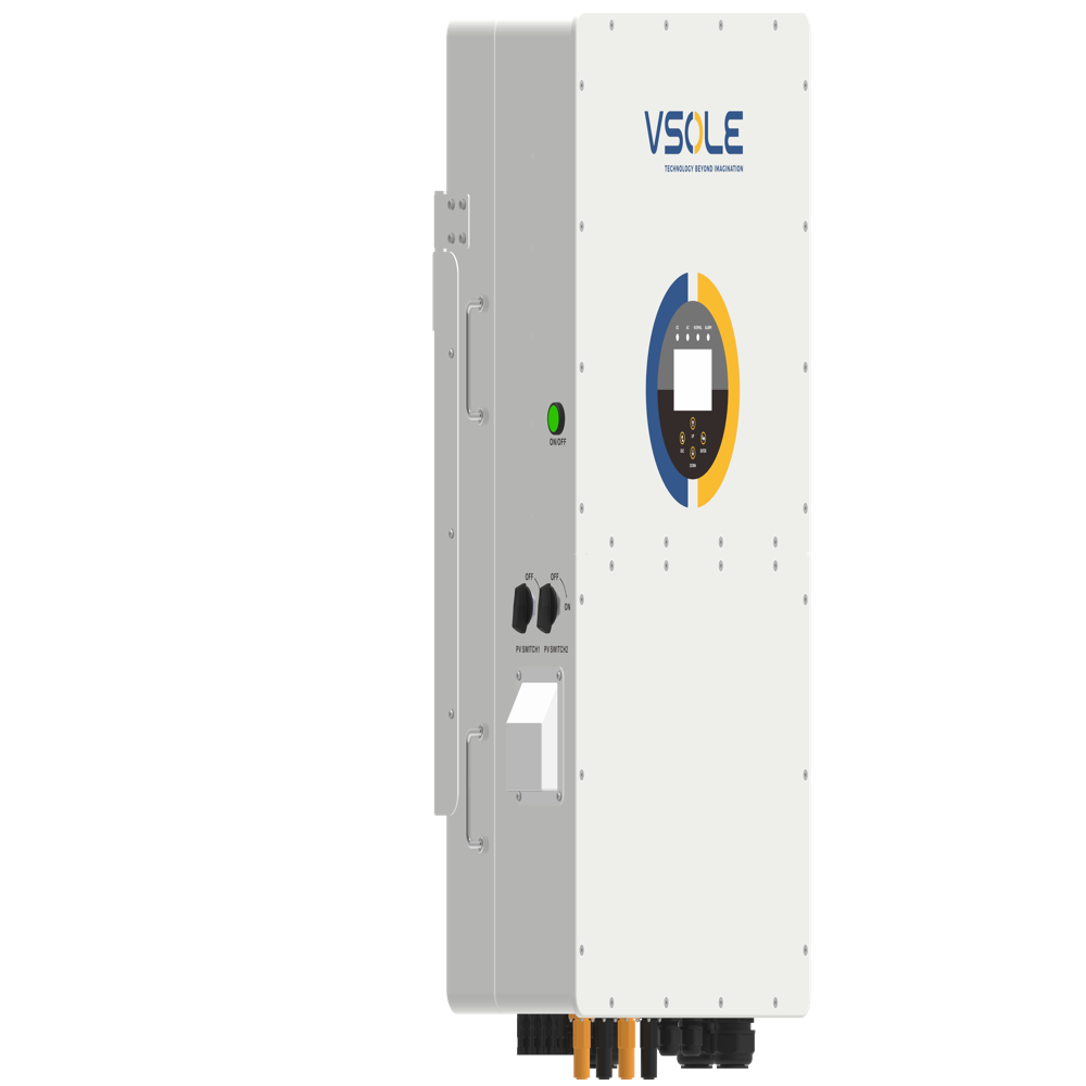 Solar Hybrid Inverter Three Phase 75kw - Color: White