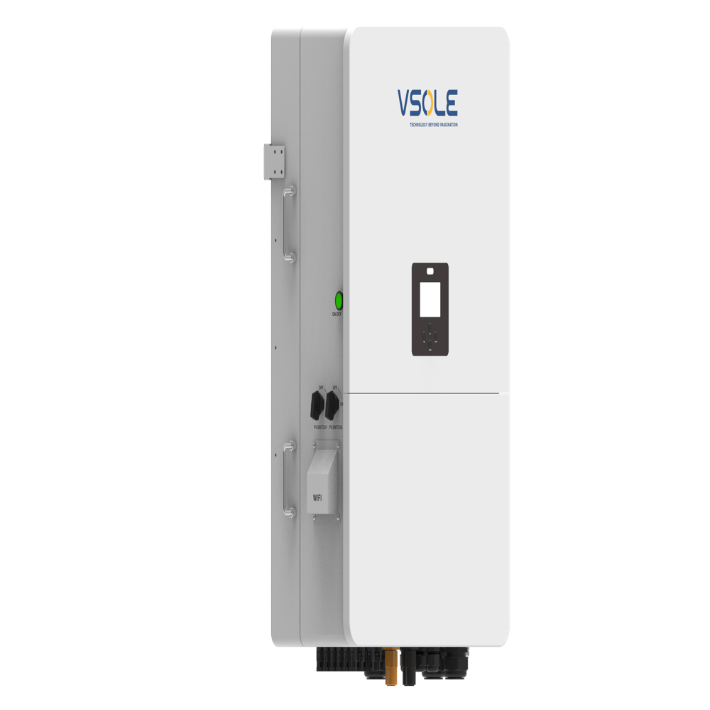 Solar Hybrid Inverter Three Phase 80kw - Color: White