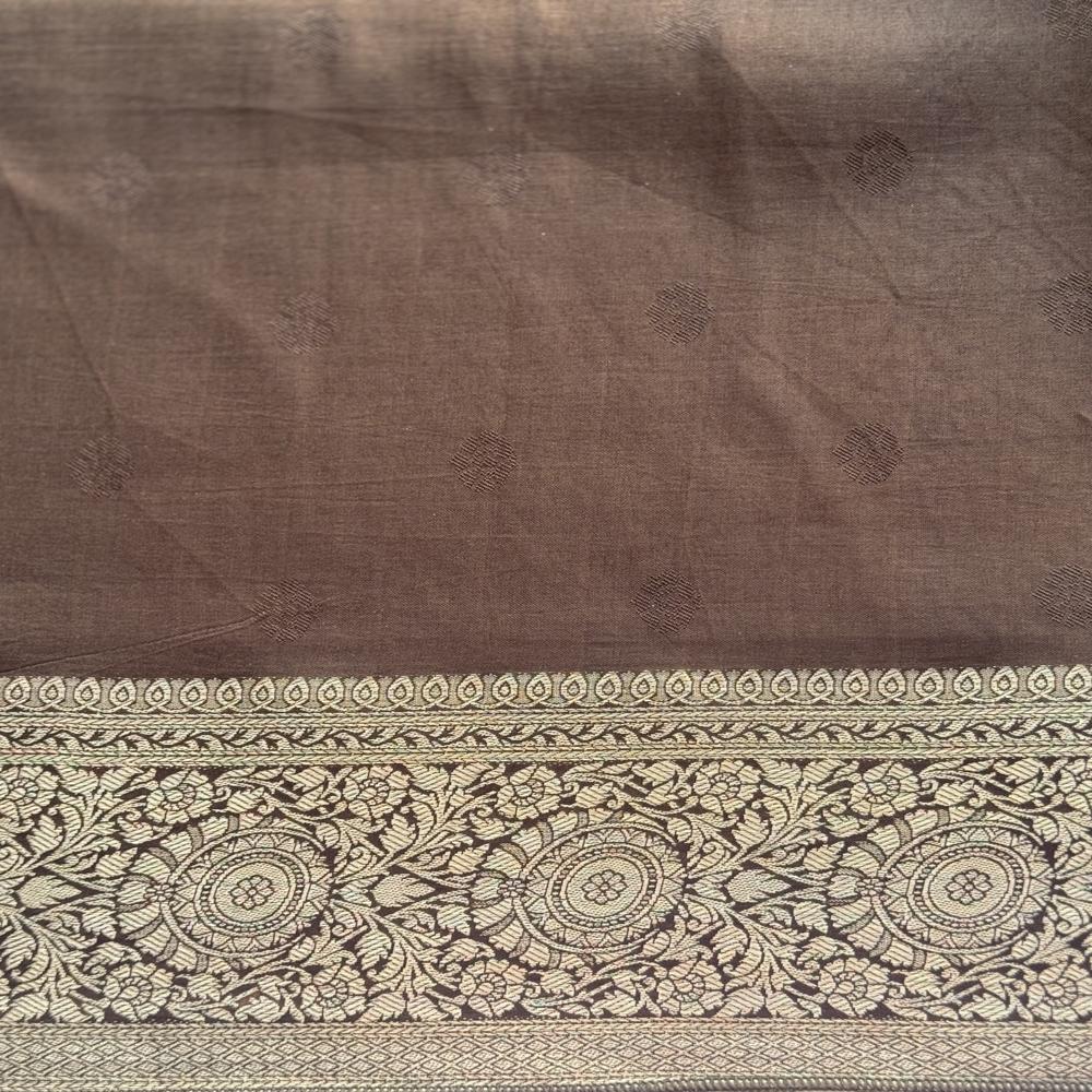 Banarasi Saree - Color: Brown