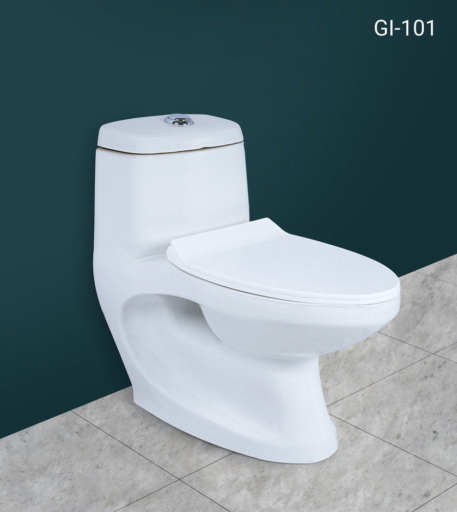 Compact Toilet - Color: White