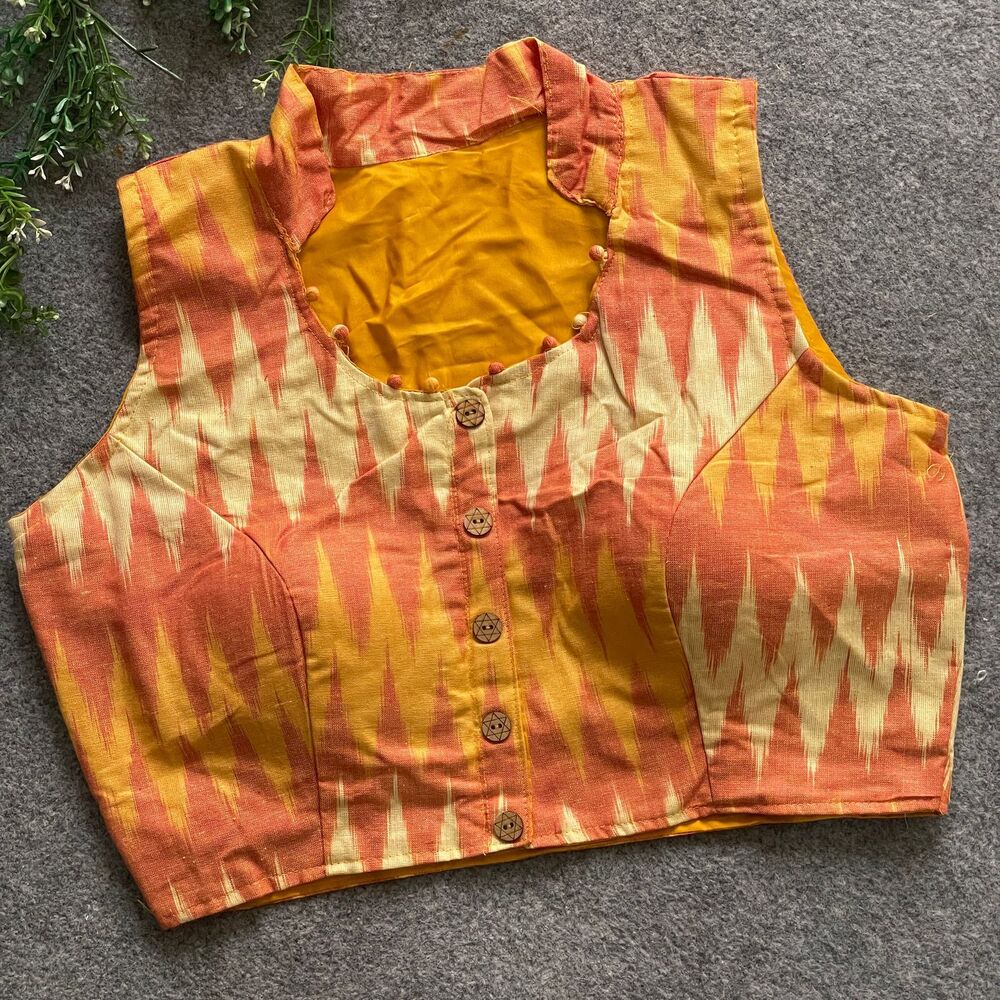 Cotton Blouse - Bust Size: 42 Inch (In)