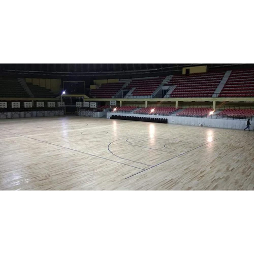 Wooden Sports Flooring - Design Type: Plain