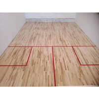 Wooden Squash Court Flooring - Design Type: Plain