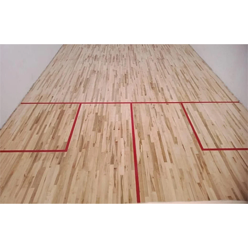 Squash Court Maple Wooden Flooring - Design Type: Plain