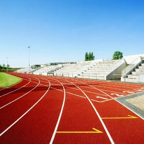 Running Track Flooring - Color: Red
