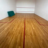 Squash Court Teak Wood Flooring - Design Type: Plain