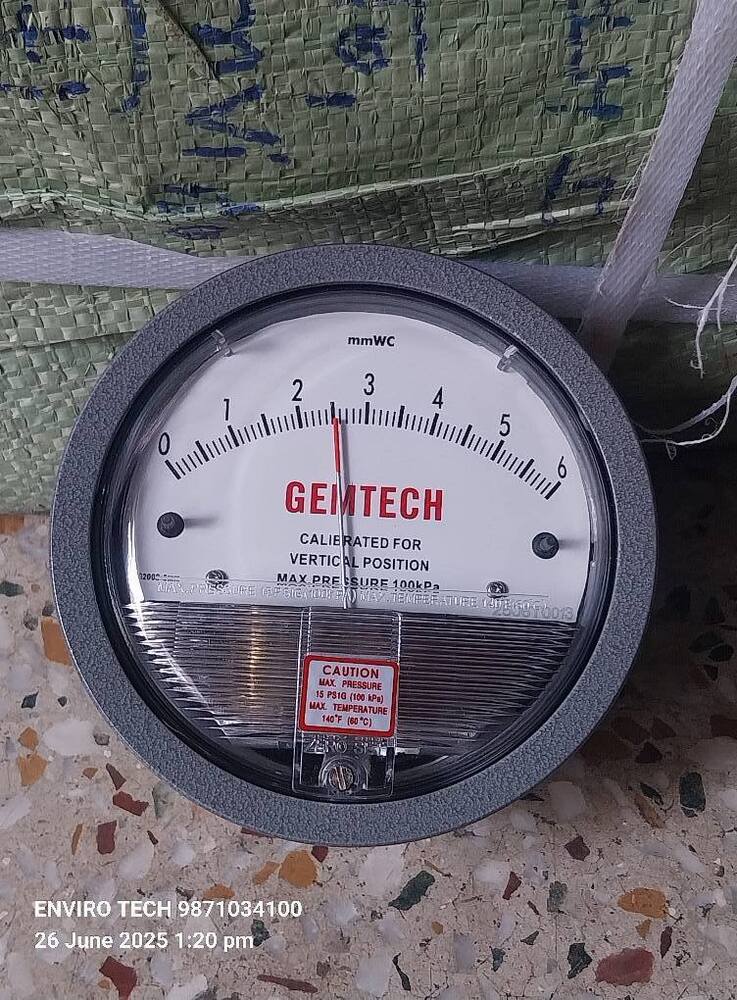 GEMTECH Differential Pressure Gauge Distributor From Ahmedabad Gujarat India
