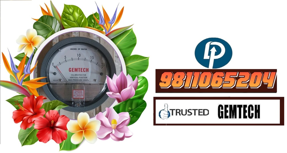 Popular Cities GEMTECH Differential Pressure Gauge Wholesalers for Indore