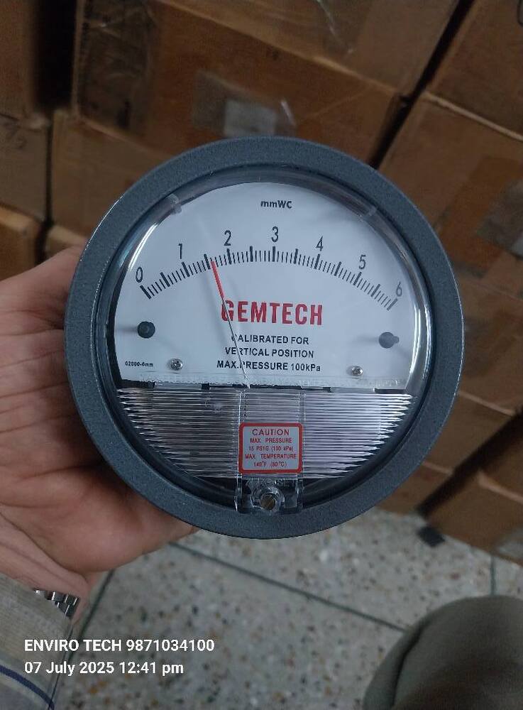 GEMTECH Differential Pressure Gauge Supplier From Hodal Haryana