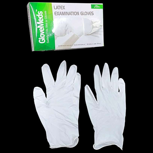 Latex Examination Gloves - Color: Different Available