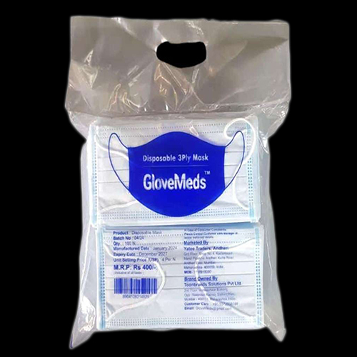 Disposable 3 Ply Face Mask - Age Group: Suitable For All Ages