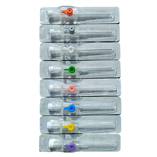 IV Cannula With Injection Port With Wings