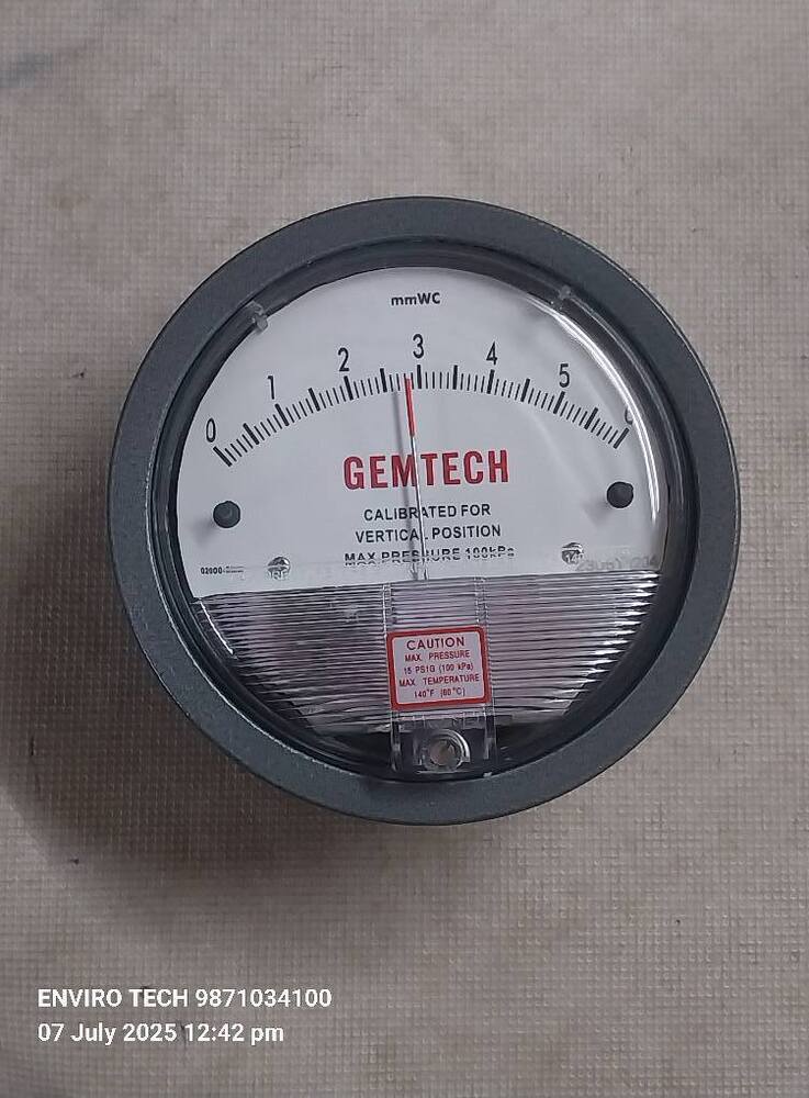 GEMTECH Differential Pressure Gauge Supplier From Goa