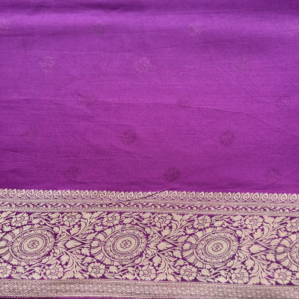 Silk Saree - Color: Purple