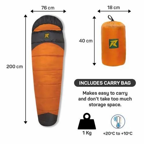 Sleeping Bags - Color: Red And Black