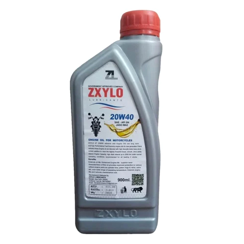 900 Ml Zxylo 20w40 Synthetic 4 Stroke Motor Cycle Engine Oil - Pack Type: Bottle