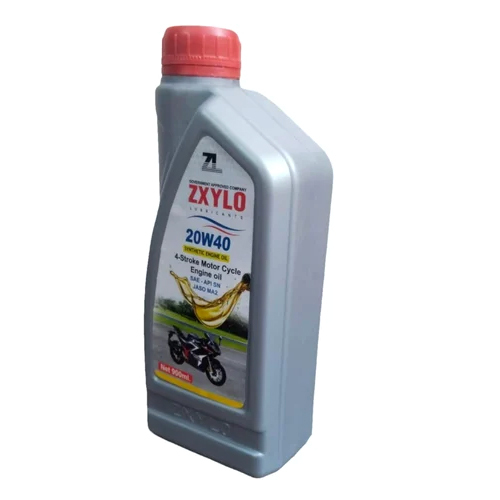 900 Ml Zxylo 20w40 Synthetic 4 Stroke Motor Cycle Engine Oil - Pack Type: Bottle