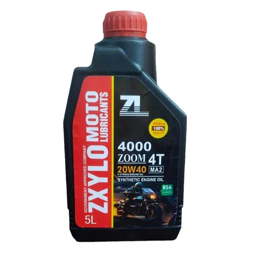 5 L ZXYLO 20W40 4T Synthetic Bike Engine Oil