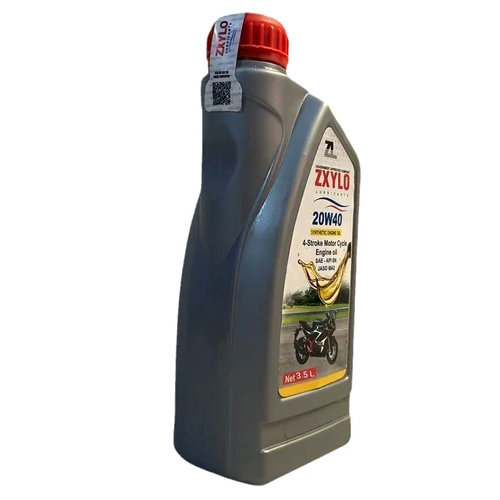 3.5 L Zxylo 20w40 Synthetic 4 Stroke Motor Cycle Engine Oil - Pack Type: Bottle