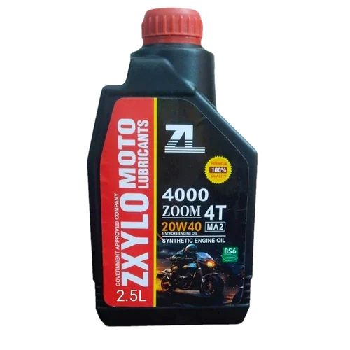 2.5 L Zxylo 20W40 4T Synthetic Bike Engine Oil - Pack Type: Bottle