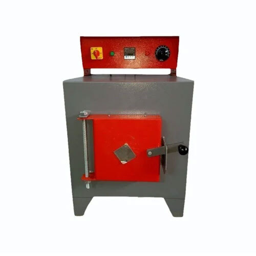 High Temperature Muffle Furnace - Mild Steel, Standard Size, Grey Color | Electric 220 Volt, Designed for Industrial Heat Treatment & Material Testing