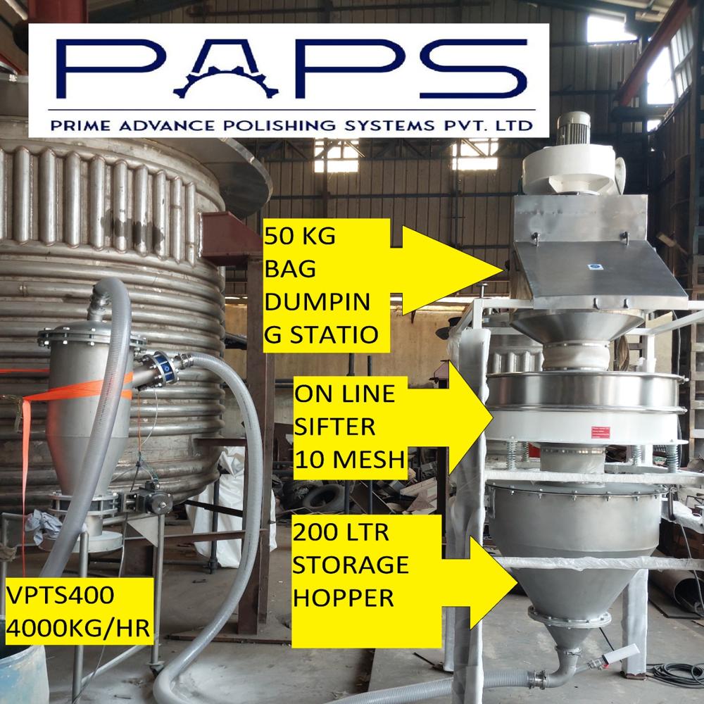 Bag Dump Station, Sifter, VPTS up to 5000kg/hr