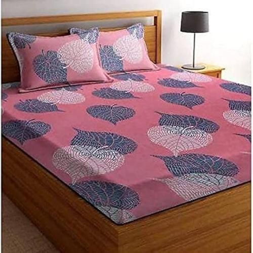 Cotton Designer Double Bedsheet - Color: Different Available