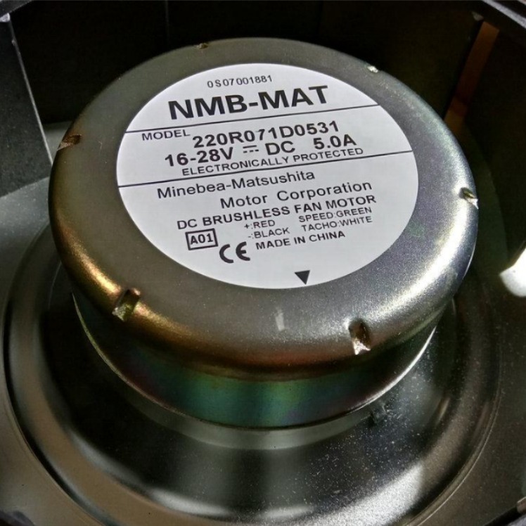 NMB 220R071D0531 CT SPMD1403/SPMD1404 16--28V DC 5A 2900RPM Ball Bearing UPS Power Emerson Radiator Axial Cooling Fan