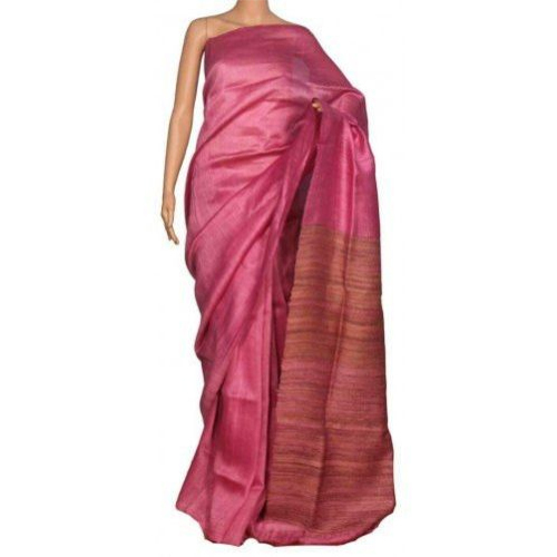 Tussar Silk Saree - Color: Different Available