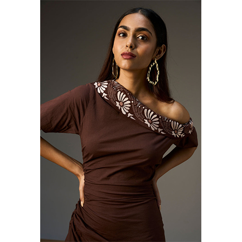 Lehr Drop Shoulder Short Dress
